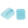 thumbnail image 5 of Unique Bargains 1 Pc Square Hair Shampoo Brush for Head Massage 3.35"x2.76"x2.44" Blue, 5 of 6