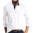 thumbnail image 1 of Playera Polo Manga Larga Moda Casual Para Hombre Algodón, 1 of 6