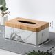 thumbnail image 4 of Caja de pañuelos simple para hotel en casa, caja de pañuelos creativa para sala de estar en casa A, 4 of 4