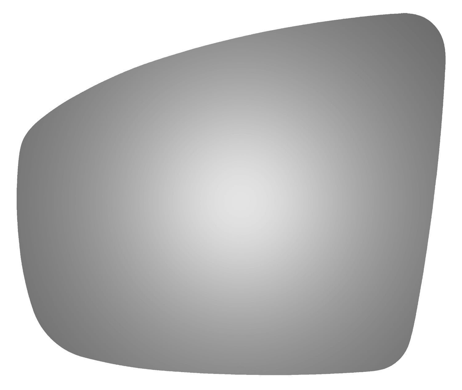Burco Side View Mirror Replacement Glass - Clear Glass - 4475