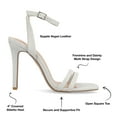 thumbnail image 4 of Journee Collection Womens Yevva Ankle Strap Stiletto Open Toe Pumps, 4 of 6
