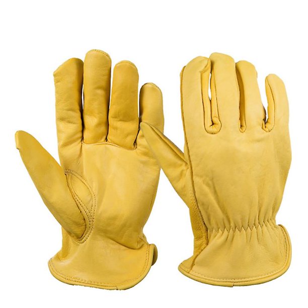 MGuantes de piel de oveja para producción industrial/equitación/conducción/jardinería/guantes de caza de granja - Extremadamente suaves y absorbentes del sudor - Ajuste perfecto para hombres y mujeres esquí esquí Gafas de esquí