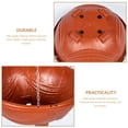 thumbnail image 2 of KONTONTY 2-Pack Brown Plastic Indoor Hanging for Flowers, Ideal for Home, Balcony, and Garden Decor, 2 of 8
