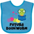 thumbnail image 3 of Inktastic Future Bookworm Boys or Girls Baby Bib, 3 of 4