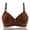 Coffee, variant on TAGOLD Womens Plus Size Bra,Summer Casual Bras for Womens,Women Bras Double Breasted Comfortable Breathable Anti-exhaust Base Solid Non-Steel Ring Non-Magnetic Buckle Underwear