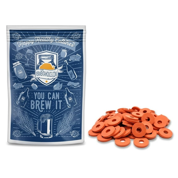 Grolsch Swing Style Flip Top Bottle Replacement Washers - 100 Gasket Pack