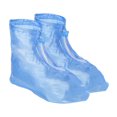 thumbnail image 4 of Uxcell Waterproof Shoes Cover Reusable Non Slip Rain Overshoes with Zipper, Blue (XXL), 4 of 6