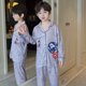 thumbnail image 1 of 2023 pijamas de Mickey Mouse de Disney para niños, conjunto de Pijamas de otoño para niños, ropa de casa, cárdigan coreano para bebés, conjunto de Pijama Infantil10 de altura 105-115cm heqiyong CONDUJO, 1 of 2