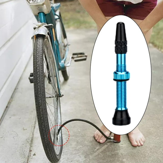 Tubeless Presta Válvula Vástago Llanta Extensión Válvula Núcleo Aleación 40mm shamjiam vástago de válvula sin cámara