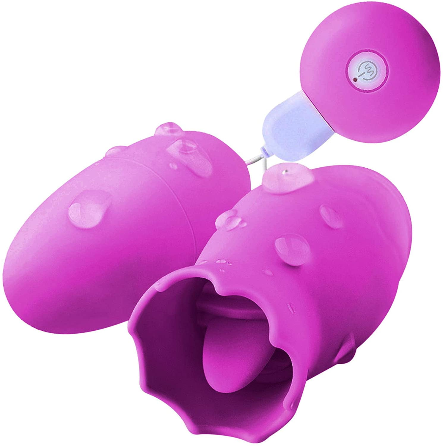 Clit Nipple Stimulator Vibrators for Women, Multi Vibration and Tongue Licking Modes Female Adult Sex Toys for Women, G Spot Clitoral Waterproof Sexual Pleasure Tools image