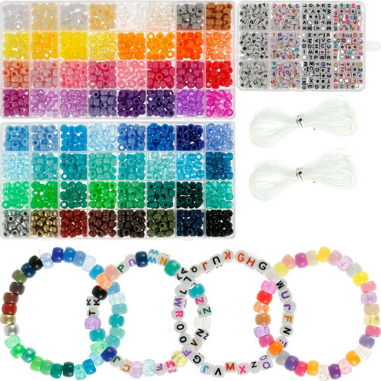 SUNNYCLUE 800 stuks plastic rocailles 6mm rocailles bulk mini kleine pony ondoorzichtig rood groen blauw roze ambacht 4x6mm gekleurd voor sieraden maken kralen kits doe-het-zelf armbanden