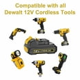 thumbnail image 4 of TurboCell 12V Battery for DeWalt Reciprocating Saws DCS310 DCS310S1 Screwdrivers DCD985B DCF610 DCF610S2, 4 of 5
