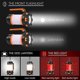thumbnail image 2 of lampara portatil led recargable par usb (naranja), lampara de camping 3000 mah, proyector led portatil, super potente, 6 modos de clairage de campin, 2 of 5