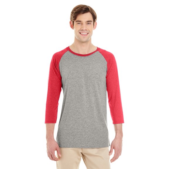 Jerzees Adult 4.5 oz. TRI-BLEND Baseball Raglan - 601RR