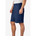 thumbnail image 2 of KingSize Men's Big & Tall Knockarounds 8" Full-Elastic Cargo Shorts, 2 of 5
