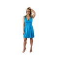 thumbnail image 3 of Charm Your Prince Women's Sleeveless Summer Sundress (X-Small, Blue), 3 of 5