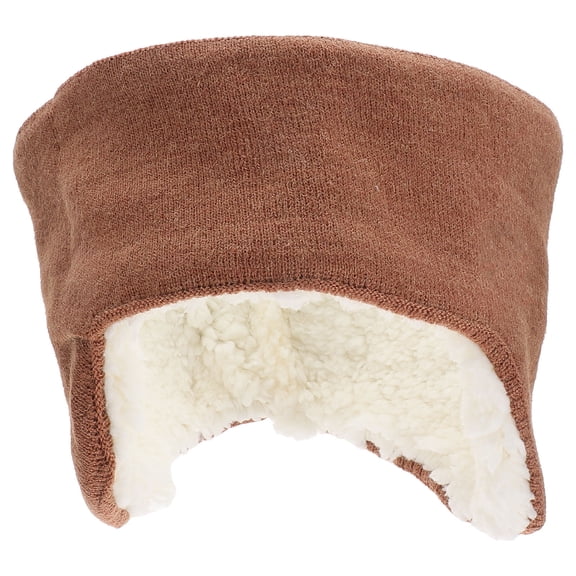 ELAYARD Brown Sleeping Earmuffs for Adults with Light Blocking and Ear Warmer Headband