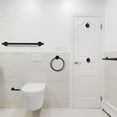 thumbnail image 4 of 6 Piece Stainless Steel Bathroom Towel Rack Set Wall Mount, 4 of 7