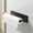 Black, variant on Magnetic Paper Towel Holder, No-Drill Wall Mount Rack, Sturdy Plastic Organizer for Kitchen Wrap & Foil Storage