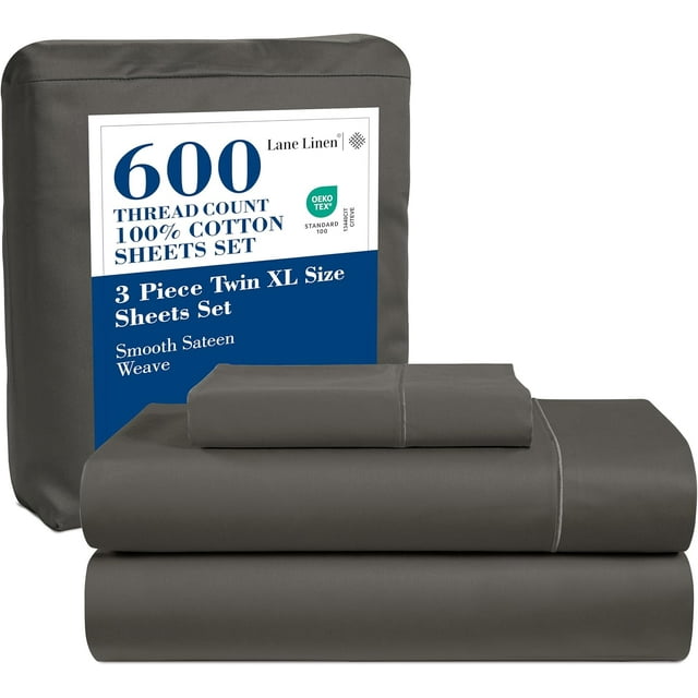 Softest Cotton Sheets Double Sheet Set Pc Set Thread Count Sateen Bedding Deep Pocket Sheets Cooling Sheets Double Size Sheets Breathable Bed Set ()