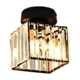 thumbnail image 3 of lionlar LED Ceiling Lights Fixture Semi Flush Mount Utility Black Square, 3 of 9