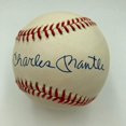 thumbnail image 2 of Mickey Charles Mantle Signed American League Baseball Mint Autograph JSA COA, 2 of 8