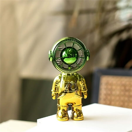 

Portable Two-speed Handheld Fan Electroplating Gradient Color Astronaut Pocket Coolings Fan USB ChargingSilent Mini Desktop Fan Summer Savings Clearance Sale
