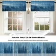 thumbnail image 4 of Misty Forest Mystical Kitchen Valances for Windows,Mountain Pine Fog Fantasy Fairy Valances Curtains Multilayer Polyester Drapes for Kitchen Bedroom 1 Pack 52X18 Inches, 4 of 6