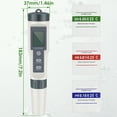 thumbnail image 2 of Digital PH Meter PH/TDS/Temperature 3 In 1 Water Quality Tester with Backlight Display High Precision Portable Water Purity Tester for Drinking Water Swimming Pool Aquarium, 2 of 8