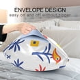 thumbnail image 4 of Yayeee Pillowcase Standard Size Set of 2 Satin Wrinkle Resistant Pillow Case, Tropical Rhythm, 4 of 8