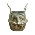 thumbnail image 2 of Homoyoyo Cesta Decorativa Y Funcional De Almacenamiento Tejido Color Verde Oliva, 2 of 6