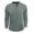 Light Gray, variant on Youthup Men's Casual Henley Long Sleeve T-Shirt with Four-Button Detail & Color Block Design for Daily Wear
