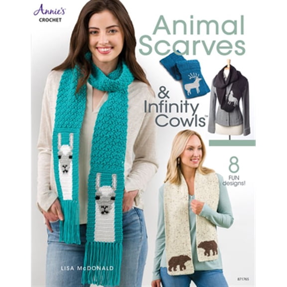 Pre-Owned Animal Scarves & Infinity Cowls (Paperback) 1640251197 9781640251199