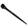 thumbnail image 1 of Dakcos 19 mm? 22 mm o 3/4""?7/8"" Llave de tubo para andamio con trinquete de doble extremo de 12 puntos, color negro, 1 of 1