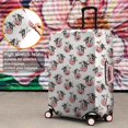 thumbnail image 4 of White Cow Smile Pattern Luggage Cover Fashion Suitcase Cover Baggage Covers Fit 25-28 Inch Luggage (Go Travel), 4 of 5
