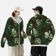 thumbnail image 4 of Balery Camouflage Skull Sudadera ligera de manga larga con capucha y protección solar UPF 50+ para hombre y mujer, ideal para pesca y running-Small, 4 of 7