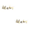 thumbnail image 2 of Guardoinrt Good Demonstrating Effect And Stand-out Shower Banner Metal Luster Home Gold it'saboy 2Set, 2 of 5