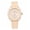 Khaki, variant on Women's Round Silicone Watch: Luminous Hands 24-Hour Large Numeral Dial - Outdoor Sport