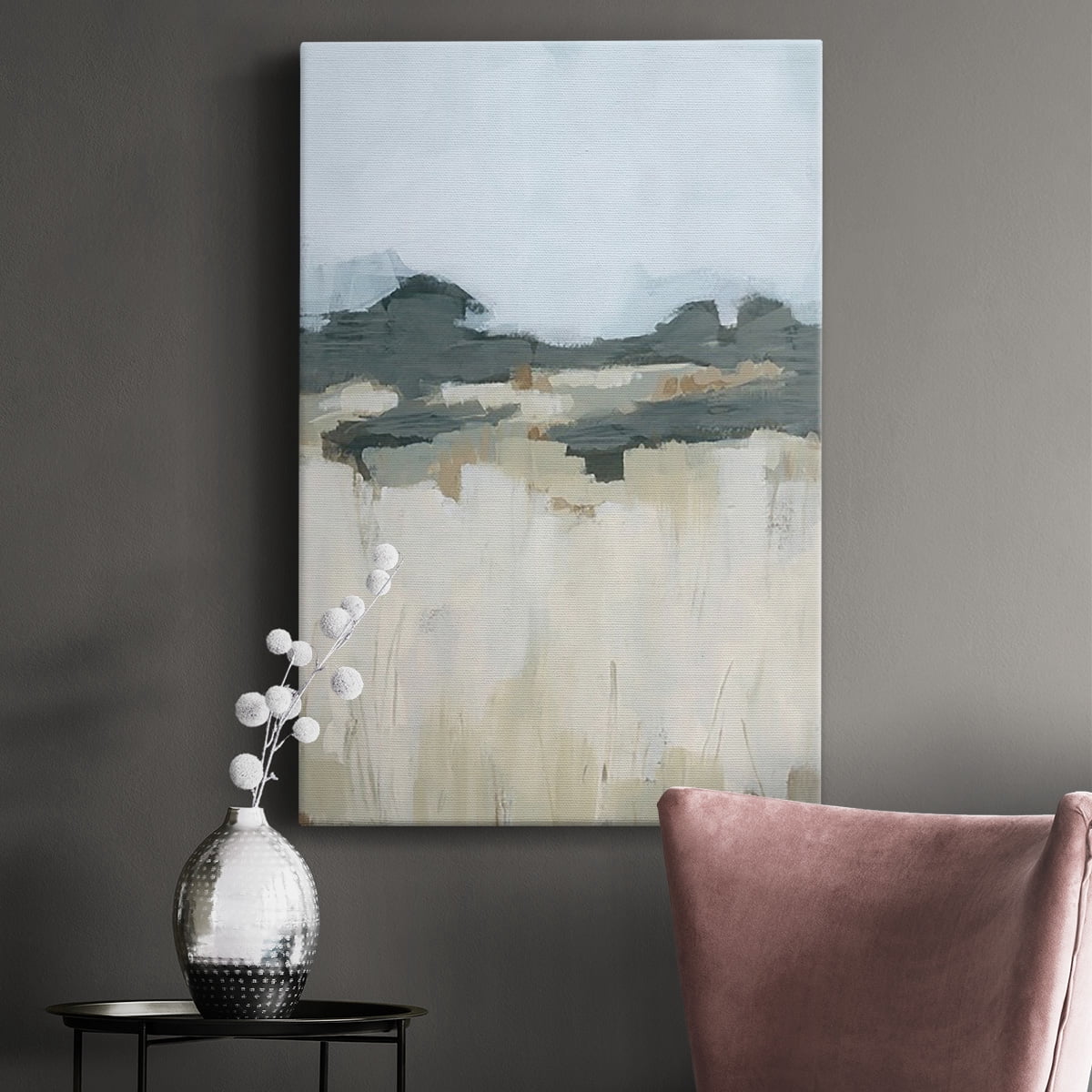 Brushstroke Badlands II Premium Gallery Wrapped Canvas - Ready to Hang