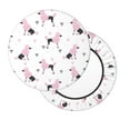 thumbnail image 2 of KLL Cute Poodle Dog Round Bar Chair Cushion Cover ,Bar Stool Protector with Elastic, Soft Washable, 2 of 6