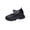 black, white, variant on ZACPNCV Womens Platform Mary Janes Shoes Decorative Buckle Plus Size Spring Summer Thick Sole Height Increasing Casual Flats
