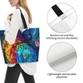 thumbnail image 3 of Easygdp Colorful Parrot Jungle Dream Bolsas Tote para Mujer, Bolsos de Hombro para Viaje, Bolsos de Mano de Gran Capacidad para Compras y Trabajo, 3 of 8
