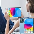 thumbnail image 5 of Taicans 2025 Upgrade 10.1" android Tablet with SIM Card Slot,4GB RAM 32GB ROM+256GB Expand,2K HD Screen,12000mAh Battery,5G WiFi,24MP+32MP Cameras - Perfect for Work Zoom Games Streaming‌, 5 of 8