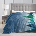 thumbnail image 4 of Kll Fleece Blanket Plush Throw Blanket Christmas Trees,Soft Fuzzy Cozy Flannel Blanket For Couch Sofa Bed.(50"X40"), 4 of 9