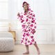 thumbnail image 5 of Ropa de cama Ropa infantil Albornoz grueso con capucha alargado Pijamas de terciopelo para niñas Camisón de poliéster para niñas, 5 of 7