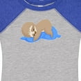 thumbnail image 4 of Inktastic Cute Baby Sloth Sleeping on Blue Pillow Boys or Girls Baby Bodysuit, 4 of 5