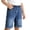 Blue, variant on Cethrio Boys Denim Shorts Size 10-12, School Summer Elastic Waist Relaxed Fit Kids Jean Shorts Blue Size 10