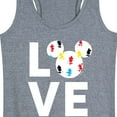 thumbnail image 3 of Mickey & Friends - Mickey Love Fill - Women's Racerback Tank Top, 3 of 5