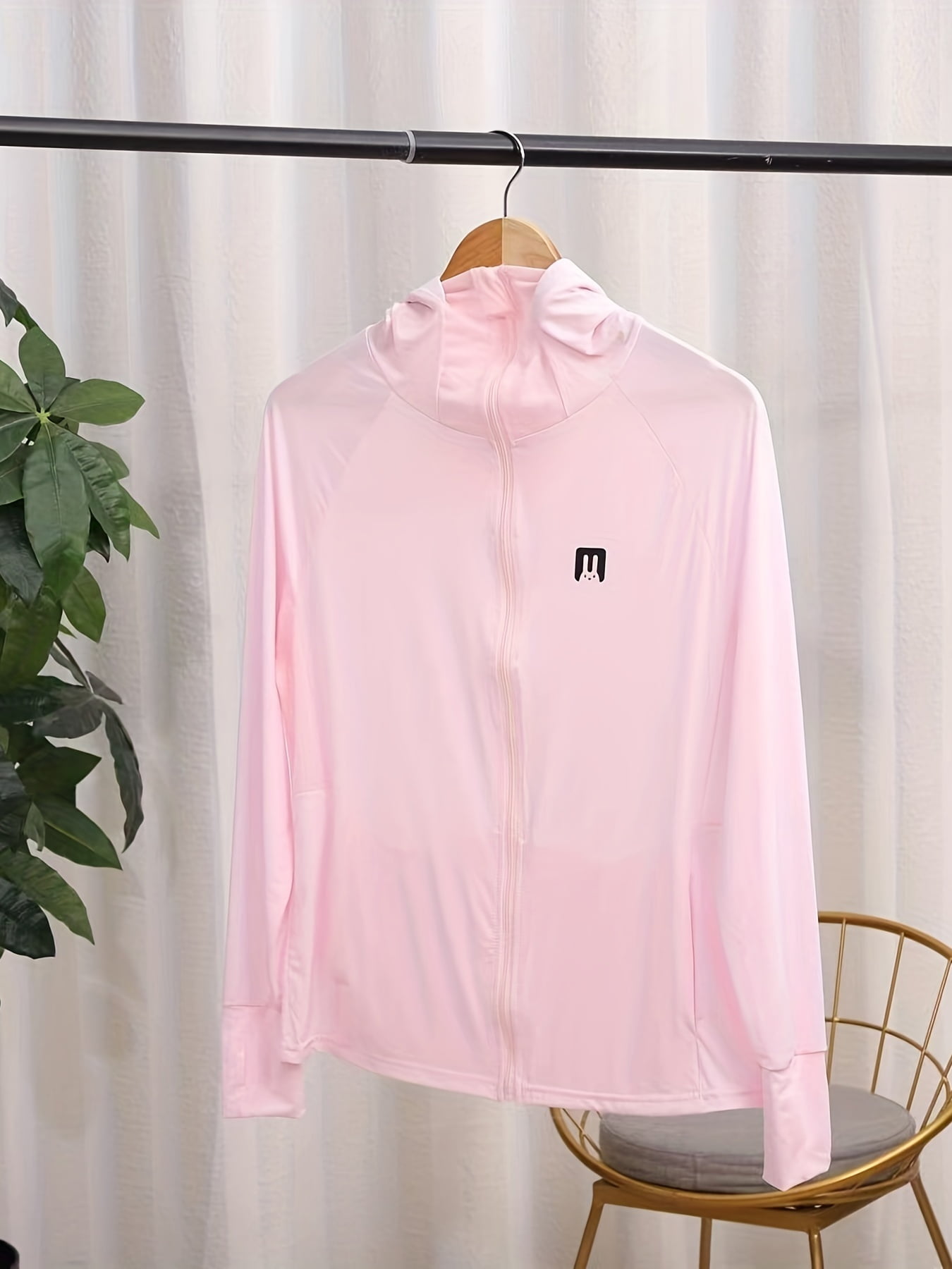 Women's Bunny-Eared Hoodie with UV Protection - Breathable