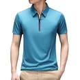 thumbnail image 3 of Ketyyh-chn99 Men's Polo Shirt Slim-Fit 2024 Summer Fashion Big and Tall Short-Sleeve Golf Classic Casual T Shirt Fit Shirts Dark Blue,M, 3 of 5
